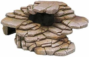 Snake hides Penn-Plax Shale Step Ledge