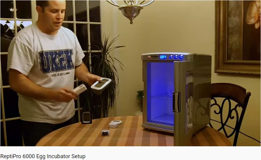 ReptiPro 6000 Egg Incubator gadgets
Setup